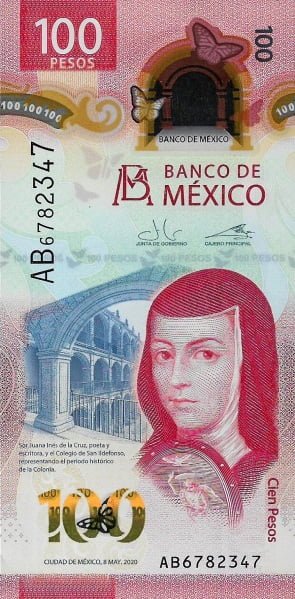 billete de 100 pesos